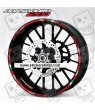 Aprilia Dorsoduro 1200 wheel stickers decals rim stripes 12 pcs. Laminated