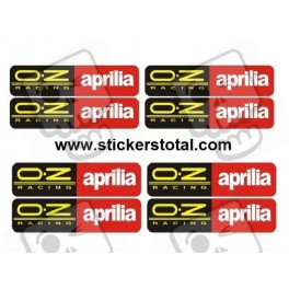 Stickers decals Rads WHEEL RIMS APRILIA OZ RACING