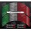 Aprilia Tuono V4 Tricolore Wheel decals stickers rim stripes 12 pcs. RSV (Produto compatível)
