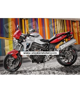 BMW F800R wheel decals stickers rim stripes Laminated f800 R Red Grey