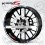 AUTOCOLLANT BMW K-1200S wheel rim stripes 12 pcs (Produit compatible)