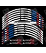BMW K1300S wheel decals stickers rim stripes 12 pcs. Laminated K1300 S