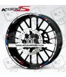 BMW K1300S wheel decals stickers rim stripes 12 pcs. Laminated K1300 S