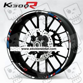 BMW K1300R wheel decals stickers rim stripes 12 pcs. Laminated K1300 R