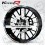 AUFKLEBER BMW K-1300R wheel rim stripes 12 pc (Kompatibles Produkt)