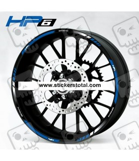 AUFKLEBER BMW HP6 K-1600GT wheel rim stripes Blue (Kompatibles Produkt)