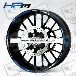 ADESIVOS BMW HP6 K-1600GT wheel rim stripes Blue (Produto compatível)