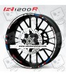BMW R1200R wheel decals rim stickers stripes R1200 R Motorrad