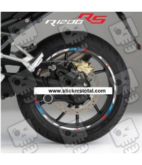 BMW Motorsport R1200RS wheel decals rim stickers stripes 12+4 pcs. R1200 RS