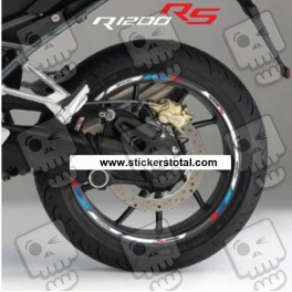 BMW Motorsport R1200RS wheel decals rim stickers stripes 12+4 pcs. R1200 RS