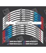 BMW Motorsport R1200RS wheel decals rim stickers stripes 12+4 pcs. R1200 RS
