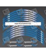 BMW R1200RS wheel decals rim stickers stripes 12+4 pcs. R1200 RS Blue
