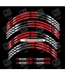 BMW R1200GS Adventure wheel decals stickers rim stripes r1200 GS 19'' 17'' Red
