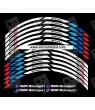 BMW Motorsport R1200S wheel decals rim stickers stripes 12+4 pcs. R1000 S