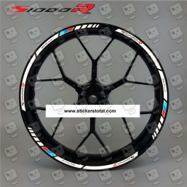 BMW Motorsport S1000R Reflective wheel stickers rim stripes decals Motorrad s1000 R