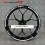 BMW Motorsport S1000R Reflective wheel stickers rim stripes decals Motorrad s1000 R (Produto compatível)