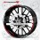 BMW S1000R wheel decals rim stripes 12 pcs. stickers Laminated S1000 R (Compatible Product)