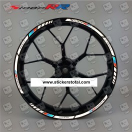 BMW Motorsport S1000RR Reflective wheel stickers rim stripes decals Motorrad hp4