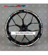 BMW Motorsport S1000RR Reflective wheel stickers rim stripes decals Motorrad hp4