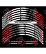 BMW S1000RR wheel decals rim stickers stripes 12 pcs. Laminated HP4