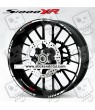 BMW S1000XR wheel decals stickers rim stripes 12 pcs. Laminated S1000 XR