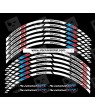 BMW S1000XR wheel decals stickers rim stripes 12 pcs. Laminated Motorsport