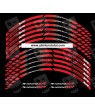 BMW S1000XR wheel decals stickers rim stripes 12 pcs. Laminated S1000 XR Red