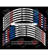BMW S1000XR wheel decals stickers rim stripes 12 pcs. Laminated S1000 XR