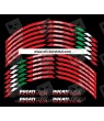 DUCATI Monster wheel stickers decals rim stripes 12 pcs. 821 796 1200 1200R