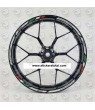 Ducati Multistrada Reflective wheel stickers decals rim stripes 1100 1200 Pikes Peak