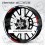 Honda CB wheel decals rim stripes stickers CB500 CB600 Laminated (Producto compatible)