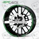 Kawasaki ZX-9R Ninja logo wheel stickers decals rim (Prodotto compatibile)