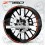 Kawasaki Z750 wheel stickers decals rim stripes 12 pcs. Laminated Z 750 (Compatible Product)