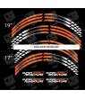 KTM 1290 Super Adventure Wheel stickers decals rim stripes Laminated orange