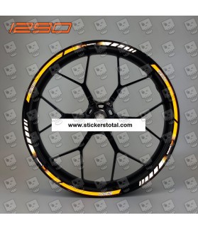 1290 Super DUKE Reflective wheel decals stickers rim stripes Super Duke (Producto compatible)