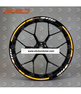 KTM 1290 SuperDUKE Reflective wheel decals stickers rim stripes Super Duke