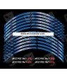 Suzuki GSX-R 1000 wheel stickers decals rim stripes 12 pcs. Laminated gsxr1000 Blue
