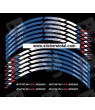 Suzuki GSX-R 1000 wheel stickers decals rim stripes 12 pcs. Laminated
