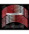 Suzuki GSX-R 1000 wheel stickers decals rim stripes 12 pcs. Laminated