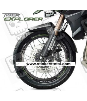 Stickers decals WHELL RIMS TRIUMPH TIGER EXPLORER (Compatible Product)