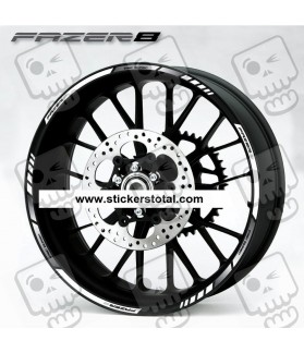 Aufkleberaufkleber für YAMAHA FAZER 8 WHITE
