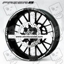 Aufkleberaufkleber für YAMAHA FAZER 8 WHITE