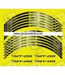 Yamaha MT-09 wheel stickers decals rim stripes Laminated MT09 Black