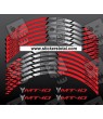 Yamaha MT-10 wheel stickers decals rim stripes Laminated MT10 grey