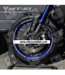 Yamaha MT-10 wheel stickers decals rim stripes Laminated MT10 grey