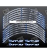 Yamaha MT-10 wheel stickers decals rim stripes Laminated MT10 grey