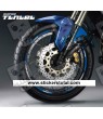 Yamaha wheel stickers decals rim stripes Laminated (Kompatibles Produkt)