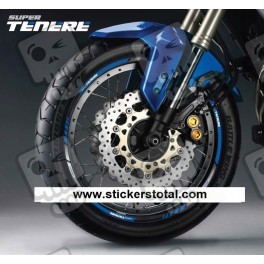 WHEEL RIMS STICKER DECAL AUFKLEBER AUTOCOLLANT VINYL ADESIVI YAMAHA TENERE