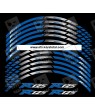 Yamaha R125 wheel stickers decals rim stripes Laminated blue R 125