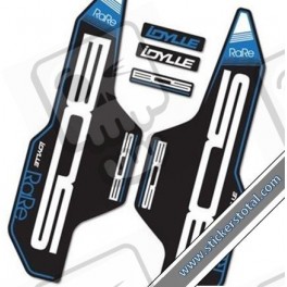 DECALS BOS IDYLLE RARE STICKERS KIT BLACK FORKS